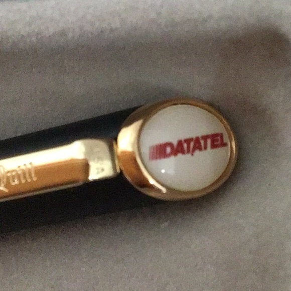 QUILL Vintage Black Ballpoint Pen with Logo Embossed Clip Lifetime Guarantee USA - Picture 4 of 8